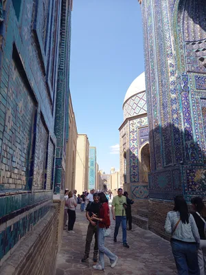 Chah e Zindeh, Ville de Samarcande